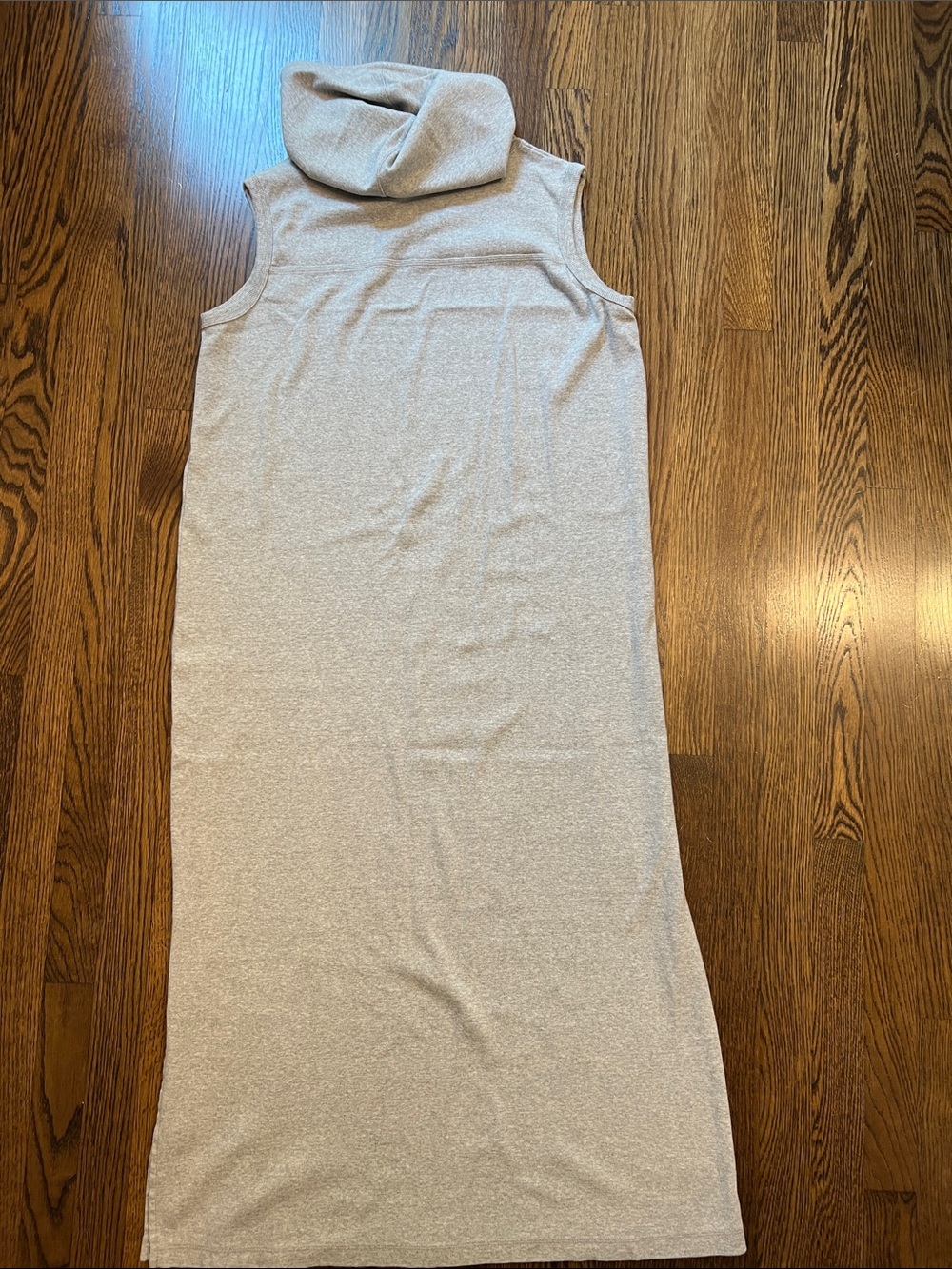 Liz Claiborne Grey Maxi Hooded sleeveless Cover Up. Size L. NWOT - Picture 5 of 5
